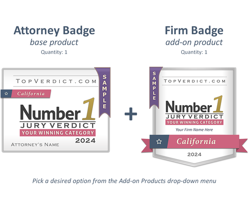 Number 1 Verdicts in California in 2024