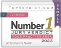 Number 1 Verdicts in California in 2023