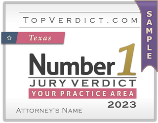 Number 1 Verdicts in Texas in 2023