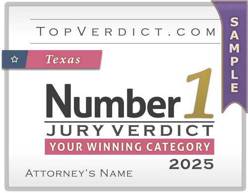 Number 1 Verdicts in Texas in 2025
