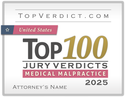 Top 100 Medical Malpractice Verdicts in the United States in 2025