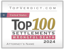 Top 100 Wrongful Death Settlements in the United States in 2024
