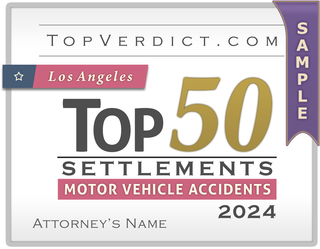 Top 50 Motor Vehicle Accident Settlements in Los Angeles in 2024