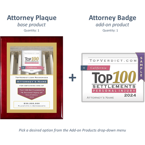 Top 100 Personal Injury Settlements in California in 2024