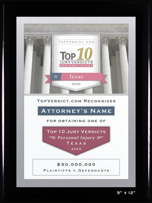 Top 10 Personal Injury Verdicts in Texas in 2025