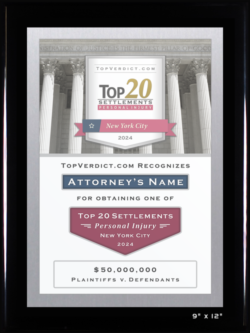 Top 20 Personal Injury Settlements in New York City in 2024