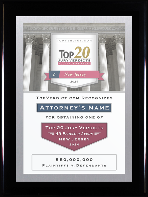 Top 20 Verdicts in New Jersey in 2024