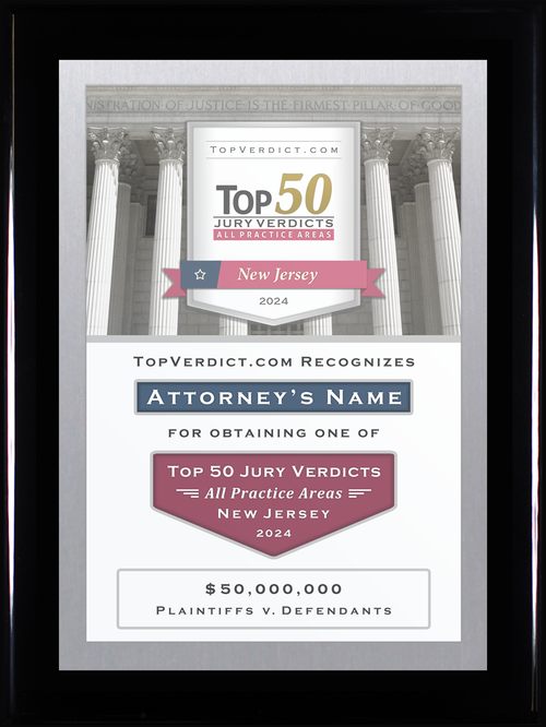 Top 50 Verdicts in New Jersey in 2024