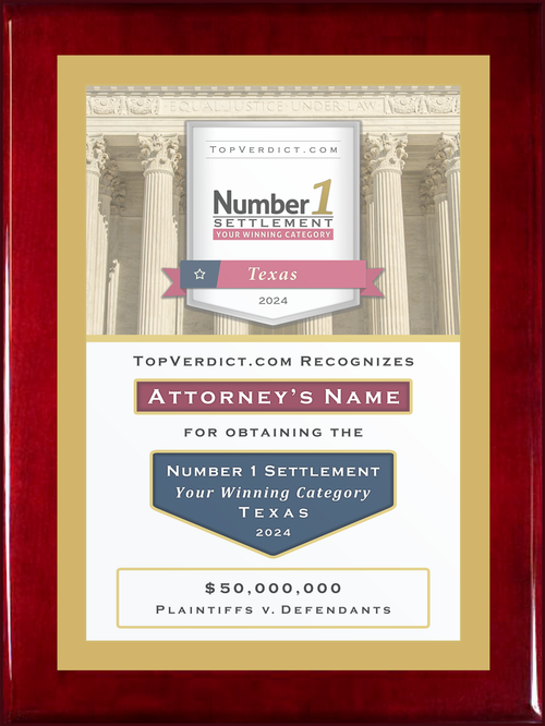 Number 1 Settlements in Texas in 2024