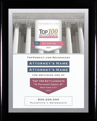 Top 100 Personal Injury Settlements in New York City in 2023