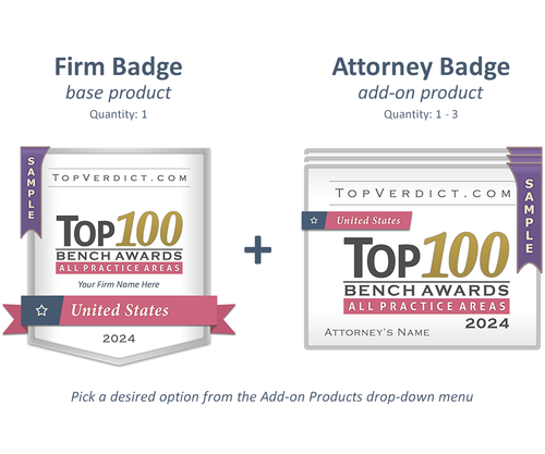 Top 100 Bench Awards in the United States in 2024