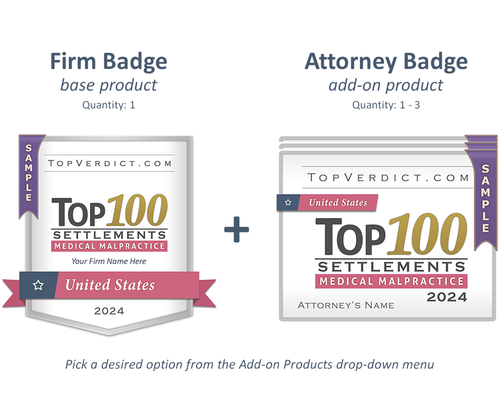 Top 100 Medical Malpractice Settlements in the United States in 2024