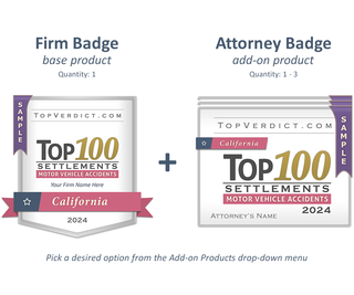 Top 100 Motor Vehicle Accident Settlements in California in 2024