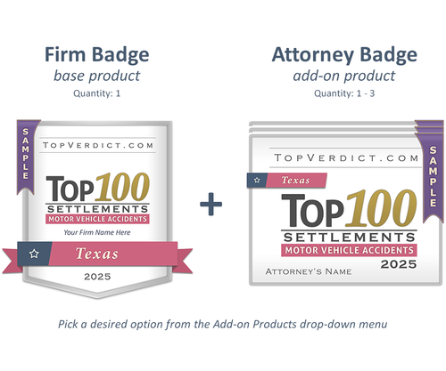 Top 100 Motor Vehicle Accident Settlements in Texas in 2025