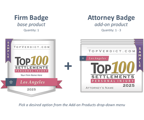 Top 100 Personal Injury Settlements in Los Angeles in 2025