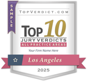Top 10 Verdicts in Los Angeles in 2025