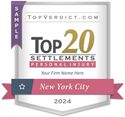 Top 20 Personal Injury Settlements in New York City in 2024