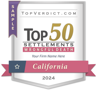 Top 50 Wrongful Death Settlements in California in 2024