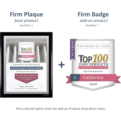 Top 100 Personal Injury Verdicts in California in 2025