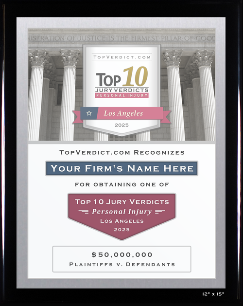 Top 10 Personal Injury Verdicts in Los Angeles in 2025