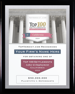 Top 100 Labor & Employment Settlements in California in 2024
