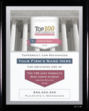 Top 100 Motor Vehicle Accident Verdicts, USA in 2025