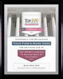 Top 100 Personal Injury Settlements in California in 2023