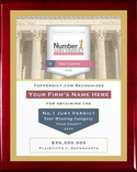 Number 1 Verdicts in California Counties in 2024