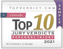 Top 10 Personal Injury Verdicts in Colorado in 2021