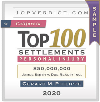 Top 100 Personal Injury Settlements in California in 2020