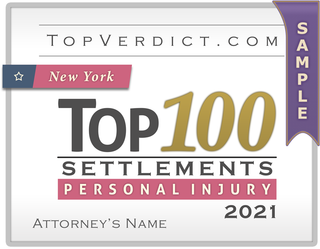 Top 100 Personal Injury Settlements in New York in 2021