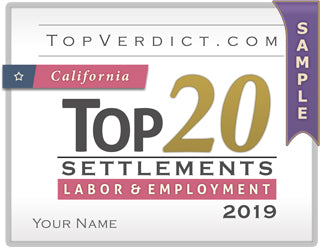 Top 20 Labor & Employment Settlements in California in 2019