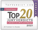 Top 20 Labor & Employment Verdicts in the United States in 2021