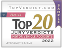 Top 20 Motor Vehicle Accident Verdicts in Florida in 2022