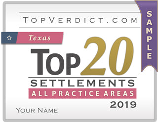 Top 20 Settlements in Texas in 2019