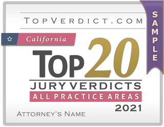 Top 20 Verdicts in California in 2021