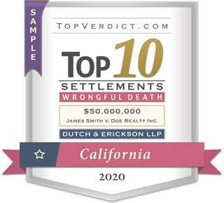 Top 10 Wrongful Death Settlements in California in 2020