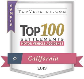 Top 100 Motor Vehicle Accident Settlements in California in 2019