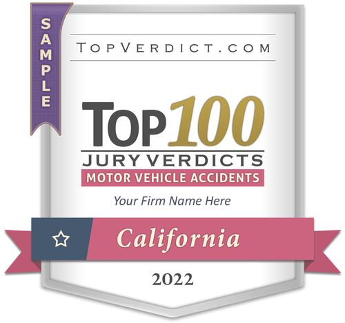 Top 100 Motor Vehicle Accident Verdicts in California in 2022