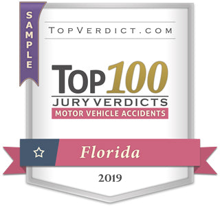 Top 100 Motor Vehicle Accident Verdicts in Florida in 2019