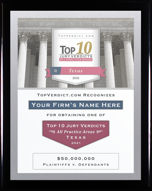 Top 10 Verdicts in Texas in 2021